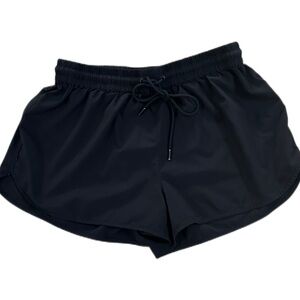 Aritzia TNA active Black Nylon Shorts with Drawstring - medium